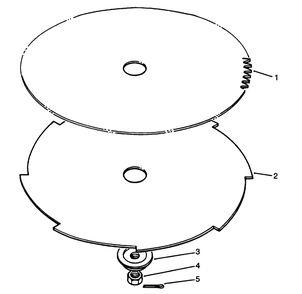 Blade Accessories And Adaptor Kit Diagram and Parts List for 51-1240  Lawn Boy Trimmer
